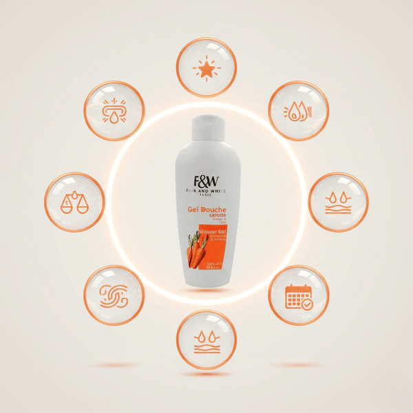 Fair & White CARROT Brightening & Tonifying Shower Gel 1000ml - CosFair GmbH