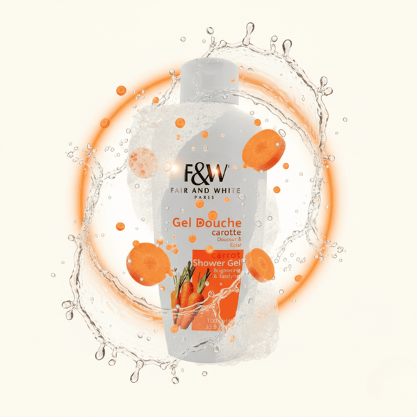 Fair & White CARROT Brightening & Tonifying Shower Gel 1000ml - CosFair GmbH