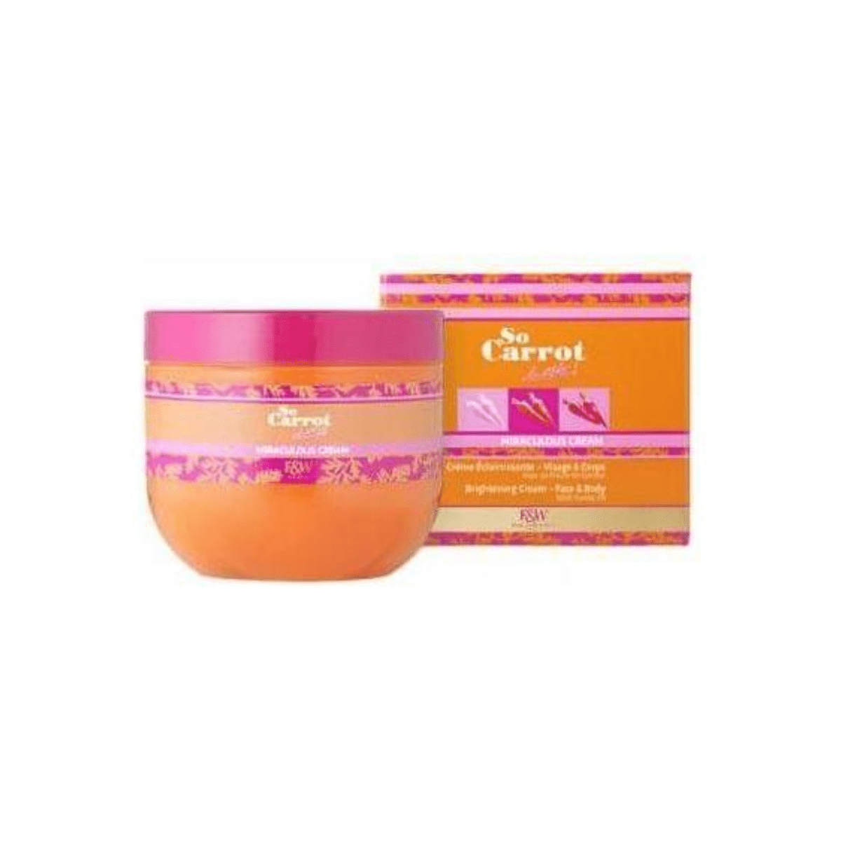 Fair & White So Carrot Miraculous Cream 250 ml - CosFair GmbH