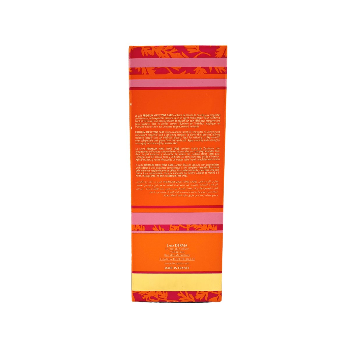 Fair &amp; White So Carrot So White Maxi Tone Lotion 300ml - CosFair GmbH