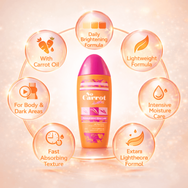 Fair & White So Carrot So White Maxi Tone Lotion 300ml - CosFair GmbH