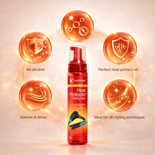 Fantasia IC Hair Polisher Heat Protector Styling Foam - CosFair GmbH