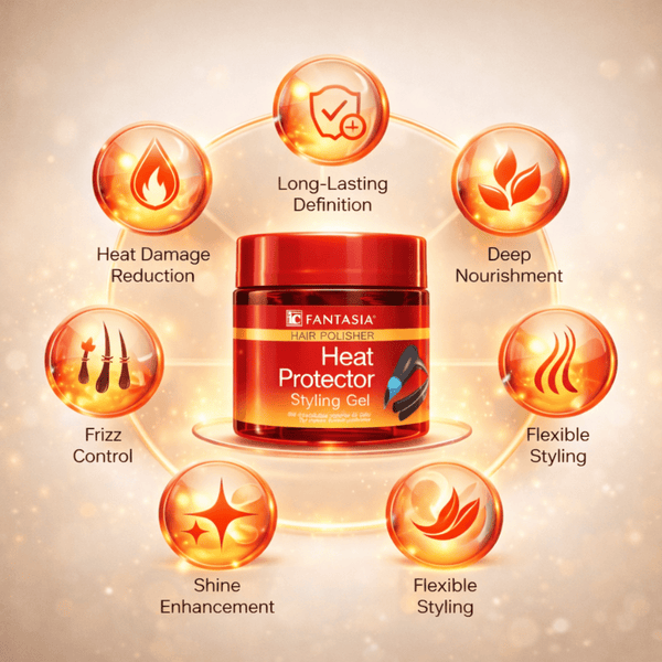 Fantasia IC Hair Polisher Heat Protector Styling Gel - CosFair GmbH