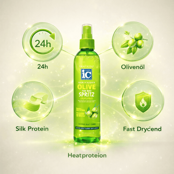 Fantasia IC Hair Polisher Olive Firm Hold Spritz Hair Spray 295ml - CosFair GmbH