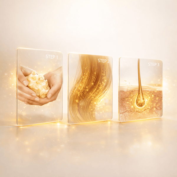 Ghana's Best Easy Melt 100% Pure Shea Butter 1000g - WHITE - CosFair GmbH