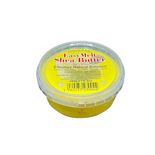 Ghana's Best Easy Melt 100% Pure Shea Butter 180g - YELLOW - CosFair GmbH