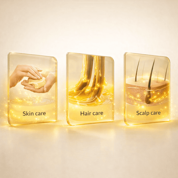 Ghana's Best Easy Melt 100% Pure Shea Butter 1KG - YELLOW - CosFair GmbH