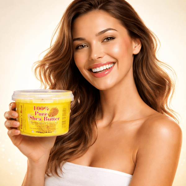 Ghana's Best Easy Melt 100% Pure Shea Butter 280g - YELLOW - CosFair GmbH