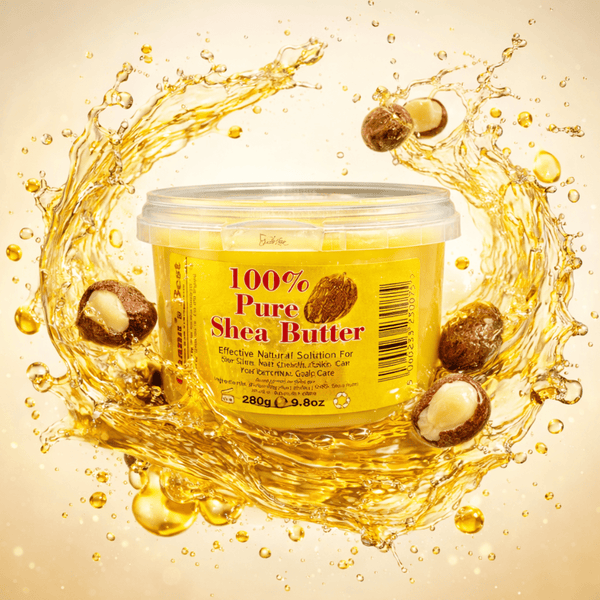 Ghana's Best Easy Melt 100% Pure Shea Butter 280g - YELLOW - CosFair GmbH