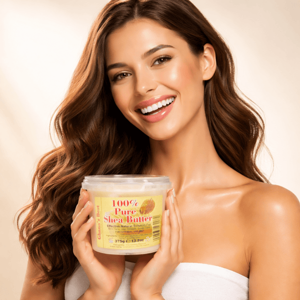 Ghana's Best Easy Melt 100% Pure Shea Butter 375g - WHITE - CosFair GmbH