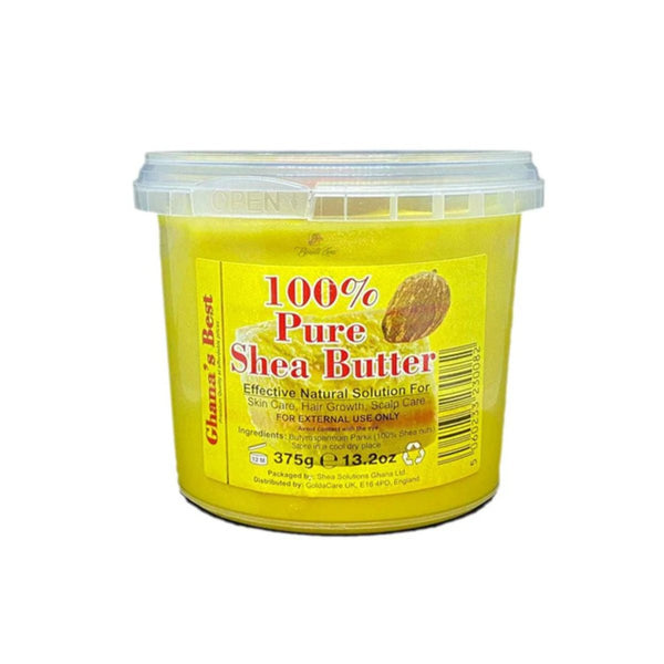 Ghana&#039;s Best Easy Melt 100% Pure Shea Butter 375g - YELLOW - CosFair GmbH