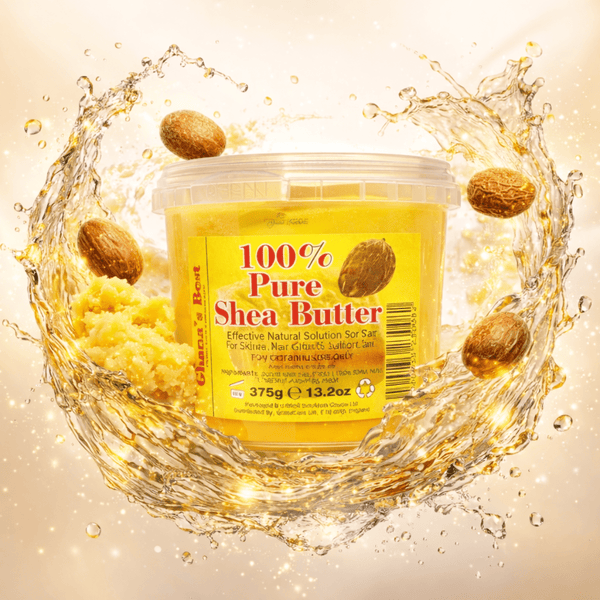 Ghana's Best Easy Melt 100% Pure Shea Butter 375g - YELLOW - CosFair GmbH