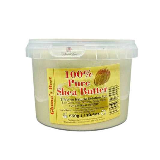 Ghana's Best Easy Melt 100% Pure Shea Butter 550g - WHITE - CosFair GmbH