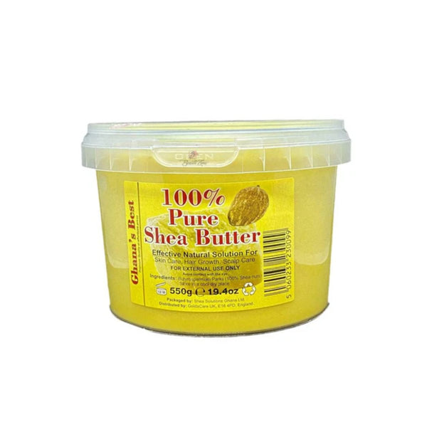 Ghana&#039;s Best Easy Melt 100% Pure Shea Butter 550g - YELLOW - CosFair GmbH