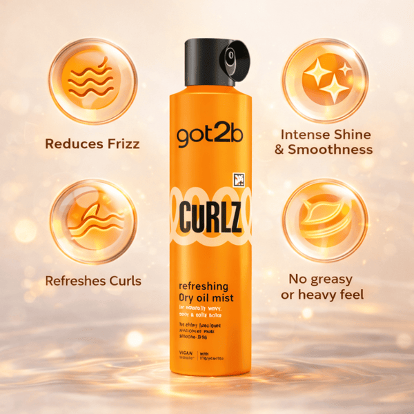 got2b Curlz Refreshing Dry Oil Mist 200 ml - CosFair GmbH