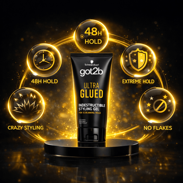 got2b Ultra Glued Indestructible Styling Gel - 150 ml - CosFair GmbH