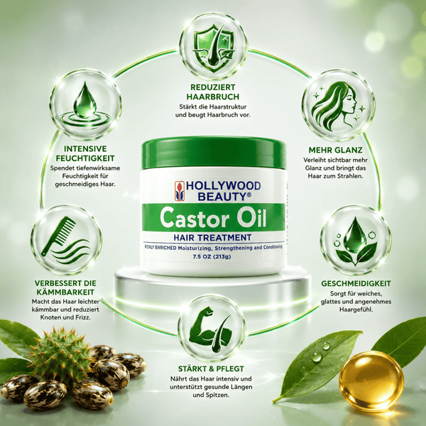 Hollywood Beauty Castor Oil Hair Treatment - 213g - CosFair GmbH