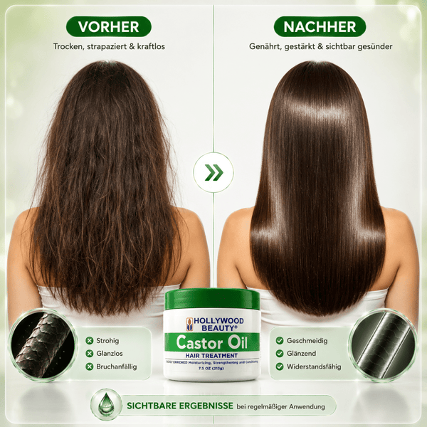 Hollywood Beauty Castor Oil Hair Treatment - 213g - CosFair GmbH