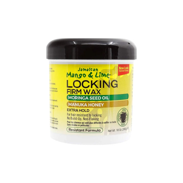 Jamaican Mango &amp; Lime Moringa &amp; Manuka Locking Firm Wax 380g - CosFair GmbH