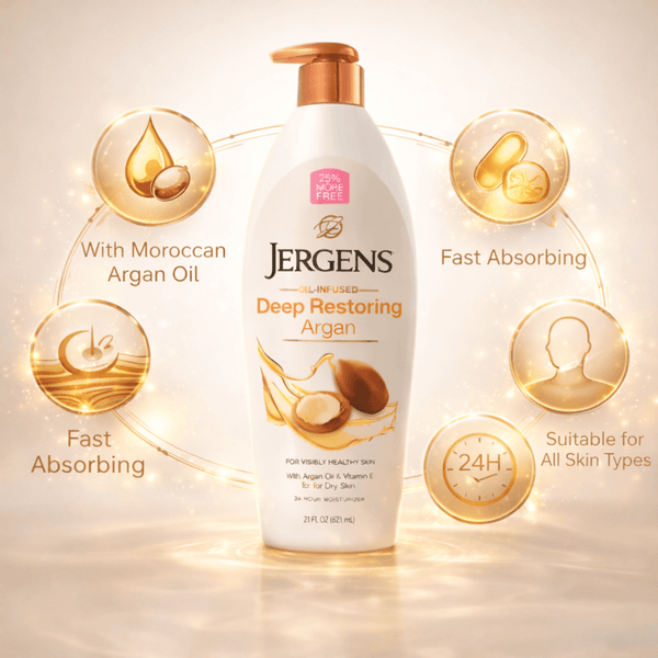 Jergens Deep Restoring Argan Moisturizer - CosFair GmbH