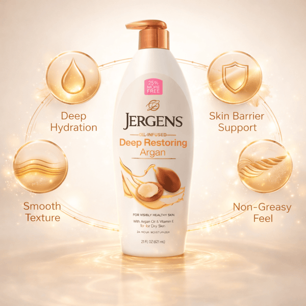 Jergens Deep Restoring Argan Moisturizer - CosFair GmbH
