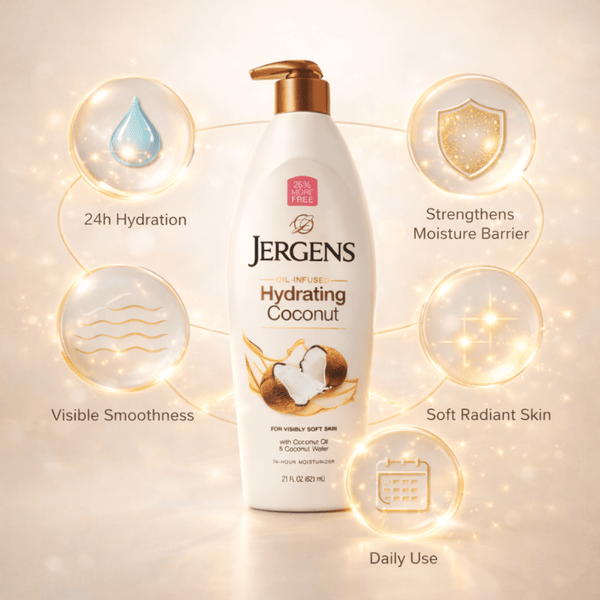 Jergens Hydrating Kokoslotion 621 ml - CosFair GmbH
