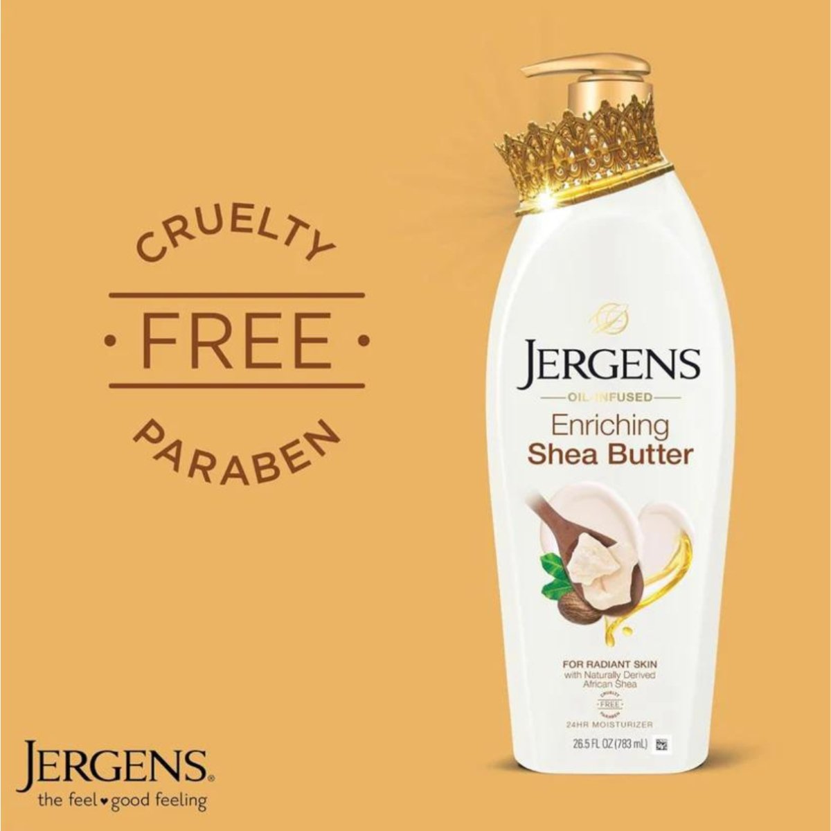 Jergens Oil Infused Enriching Shea Butter Moisturizer 783ml - CosFair GmbH