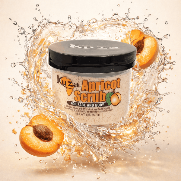 Kuza Apricot Scrub for Face & Body 227 g - CosFair GmbH