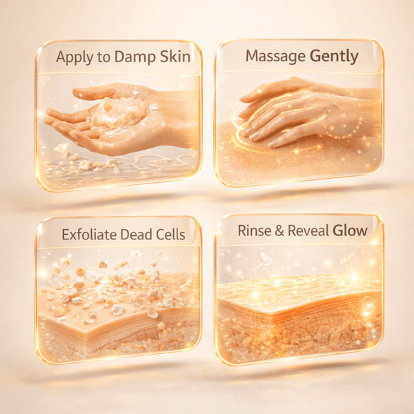 Kuza Apricot Scrub for Face & Body 227 g - CosFair GmbH