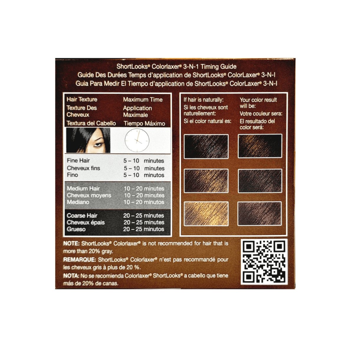 Luster&#039;s ShortLooks Colorlaxer Sable Brown - CosFair GmbH