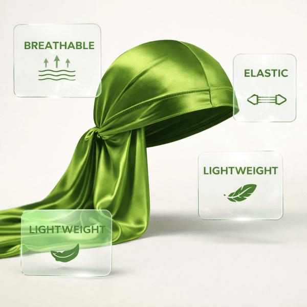 Magic Collection Silky Satin Durag - Green - CosFair GmbH