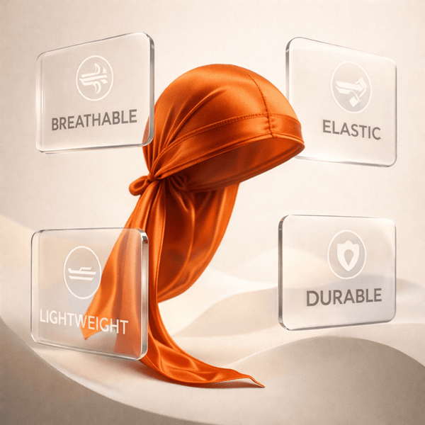 Magic Collection Silky Satin Durag - Orange - CosFair GmbH