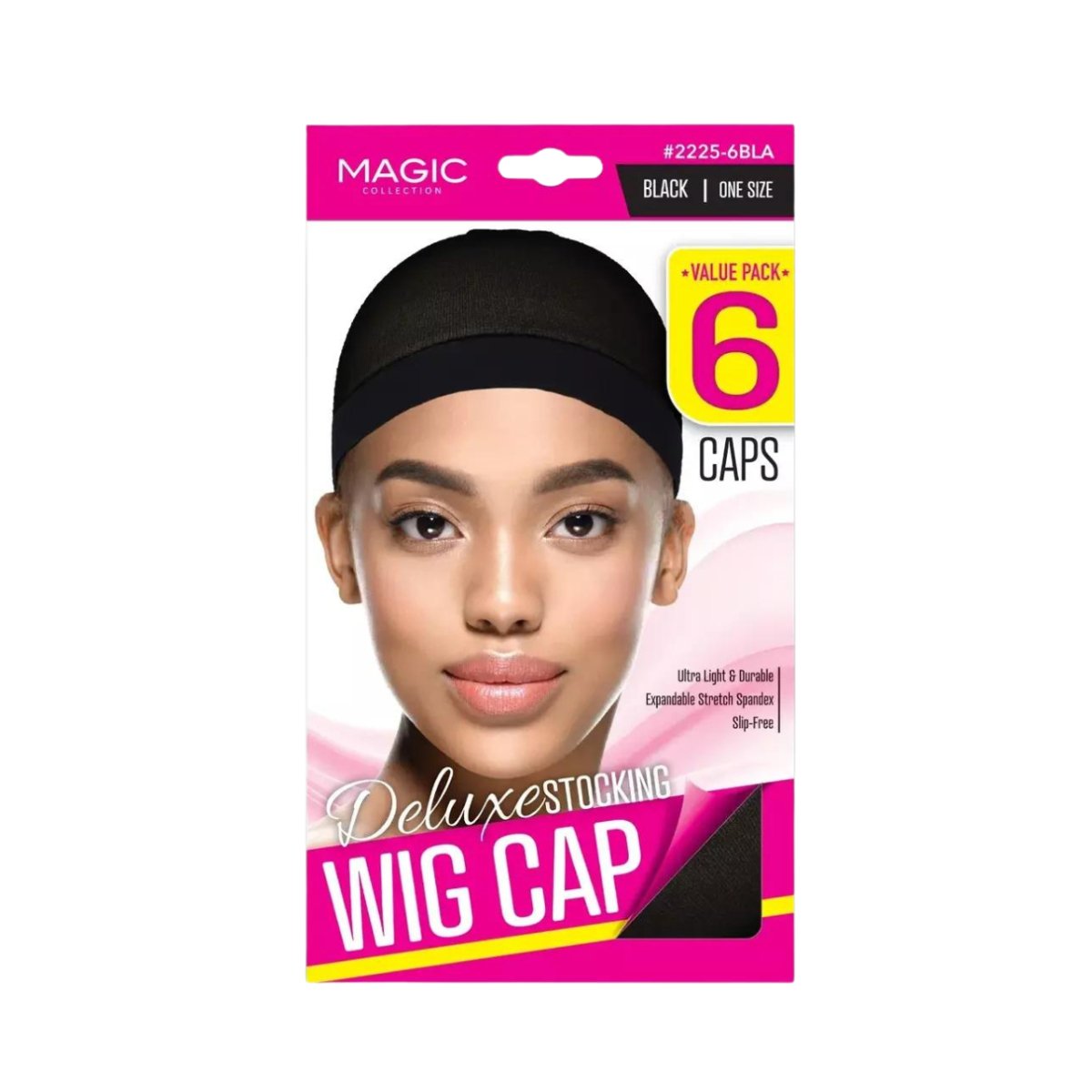 Magic Deluxe Stocking Wig Cap - Value Pack - Black - CosFair GmbH