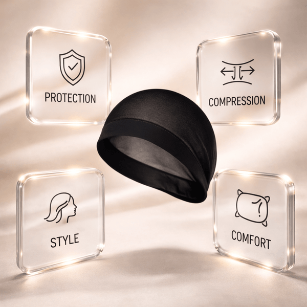 Magic Deluxe Stocking Wig Cap - Value Pack - Black - CosFair GmbH