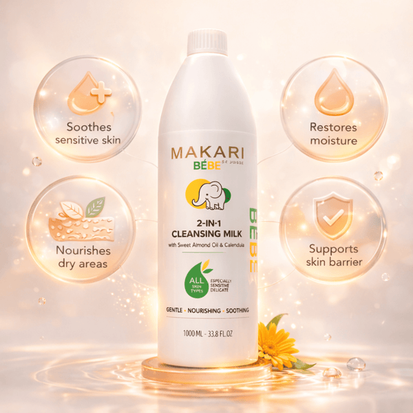 Makari BEBE Calendula Cleansing Milk 1000ml - CosFair GmbH
