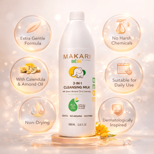 Makari BEBE Calendula Cleansing Milk 1000ml - CosFair GmbH