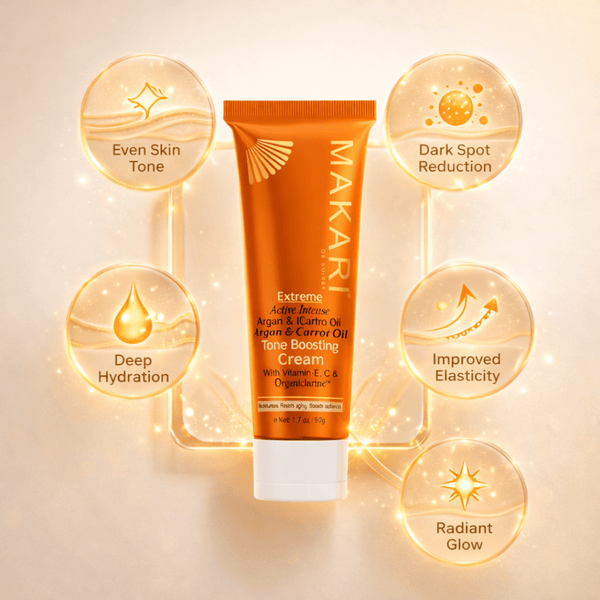Makari Extreme Argan & Carrot Oil Tone Boosting Cream 50g - CosFair GmbH
