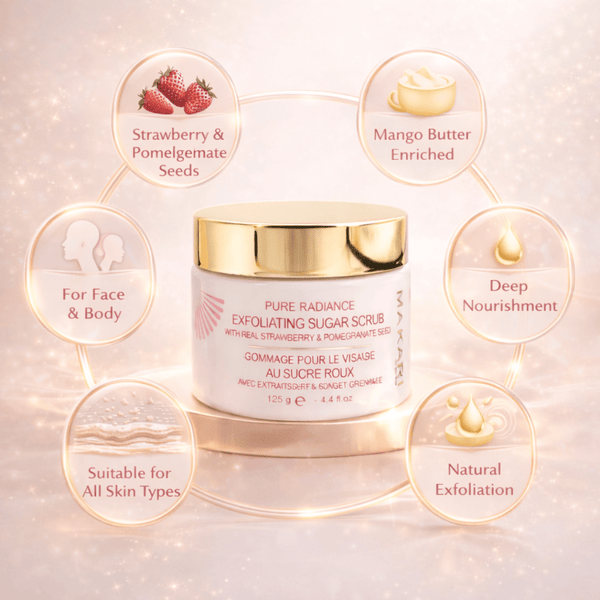 Makari Pure Radiance Exfoliating Sugar Scrub 125 g - CosFair GmbH