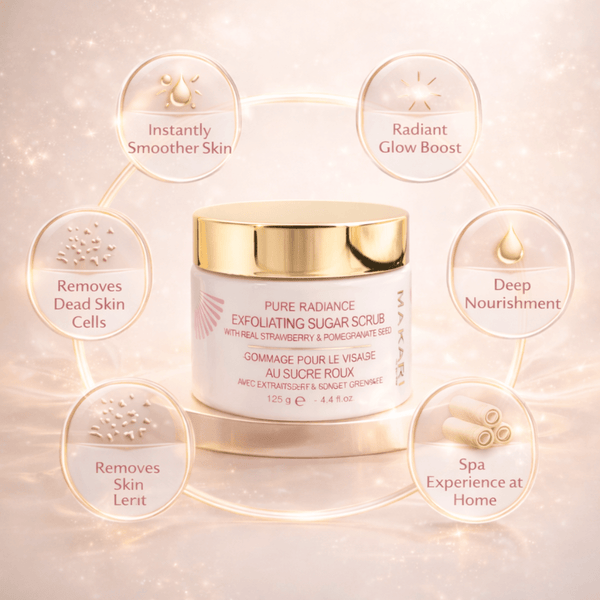 Makari Pure Radiance Exfoliating Sugar Scrub 125 g - CosFair GmbH
