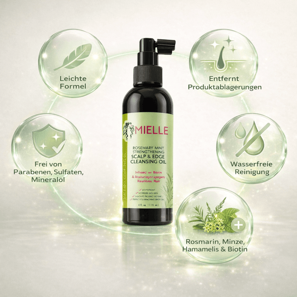 Mielle Rosemary Mint Scalp & Edge Cleansing Oil 118 ml - CosFair GmbH