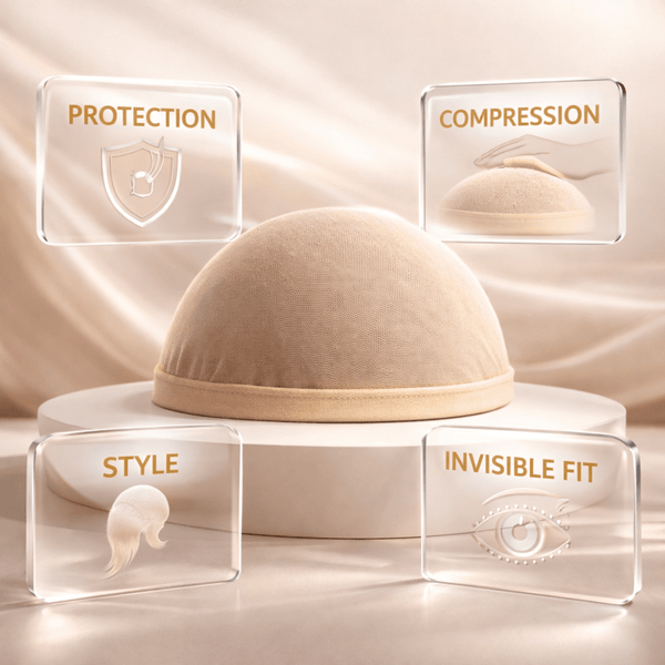 Murry Collection 2 PCS Stocking Wig Caps - Beige - CosFair GmbH