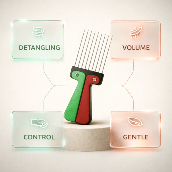 Murry Collection Afro Folding Styling Comb - C916 - CosFair GmbH