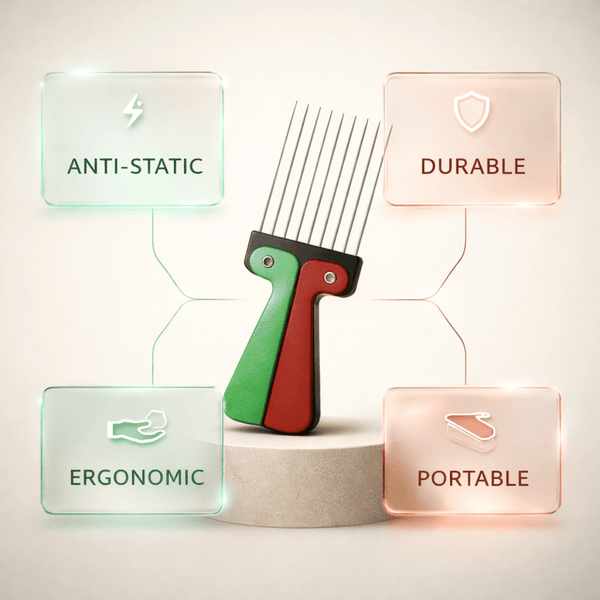 Murry Collection Afro Folding Styling Comb - C916 - CosFair GmbH