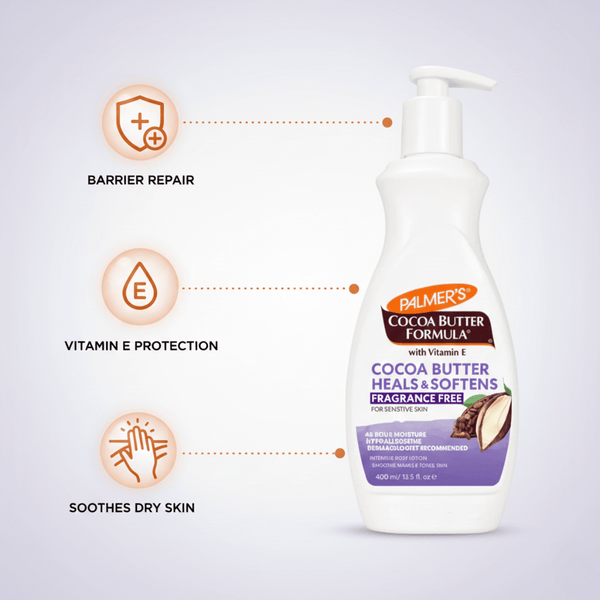 Palmer's Cocoa Butter Formula Fragrance Free Cocoa Butter Softens 400 ml - CosFair GmbH