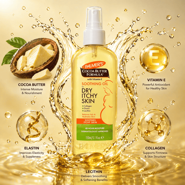 Palmer's Cocoa Butter Formula Soothing Oil - Dry & Itchy Skin - CosFair GmbH