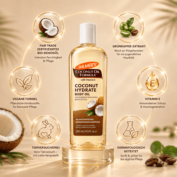 Palmer's Coconut Hydrate Body Oil - 250ml - CosFair GmbH