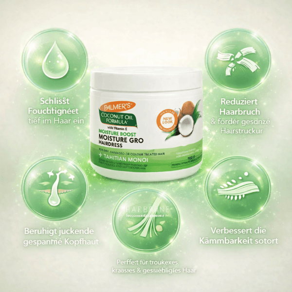 Palmer's Coconut Moisture Gro Hairdress 250 g - CosFair GmbH