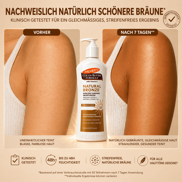 Palmer's Natural Bronze Sunless Tanning Moisturizer - CosFair GmbH