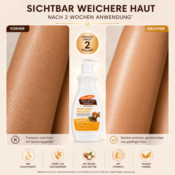 Palmer's Raw Shea Nourish Body Lotion - 400ml - CosFair GmbH