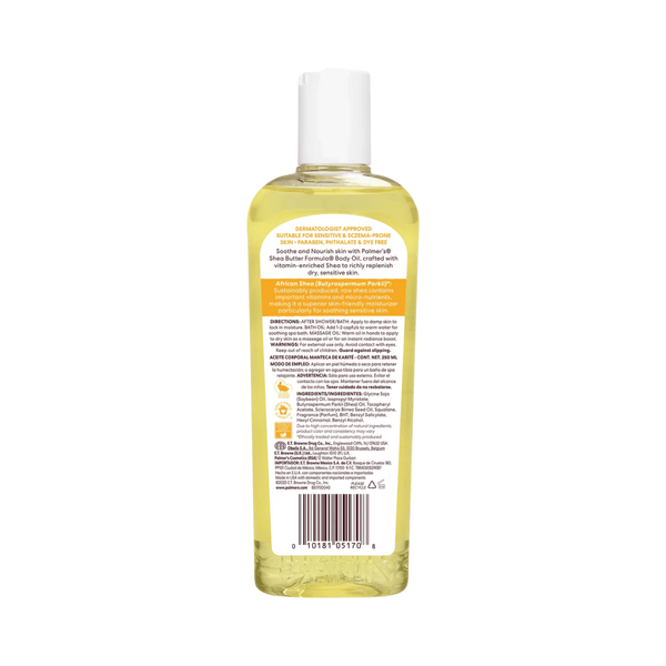 Palmer's Raw Shea Nourish Body Oil - 250ml - CosFair GmbH